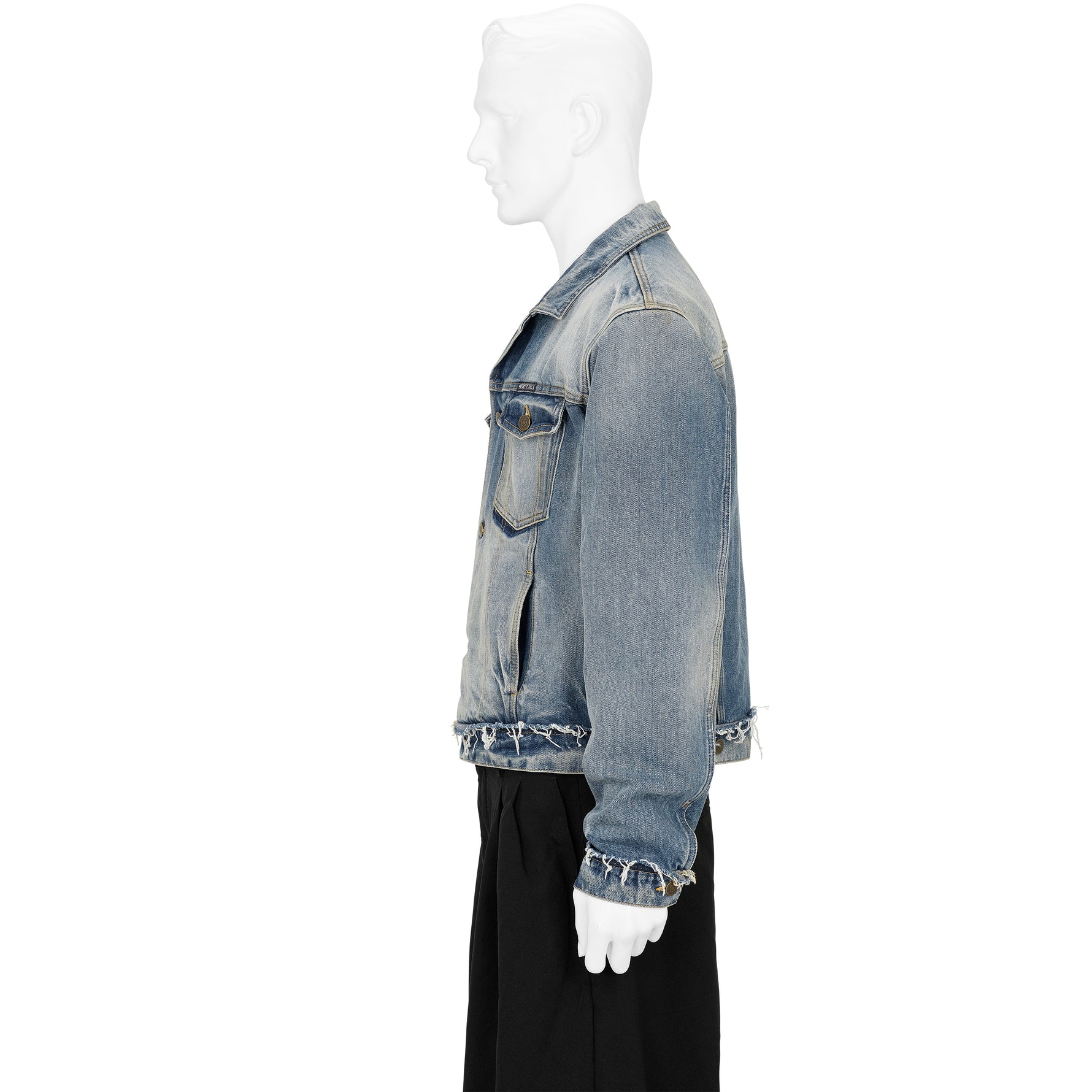 DENIM JACKET USED BLUE