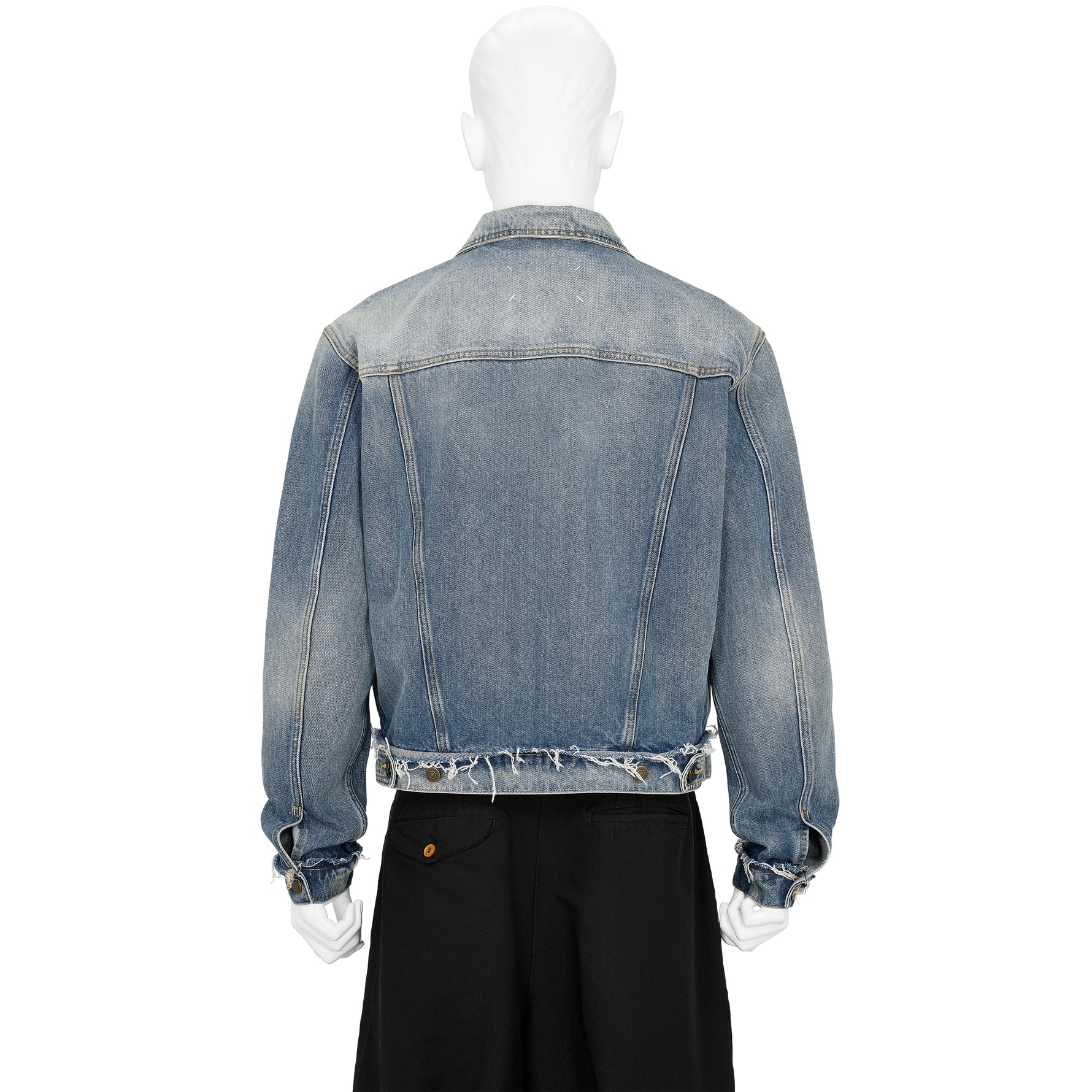 DENIM JACKET USED BLUE