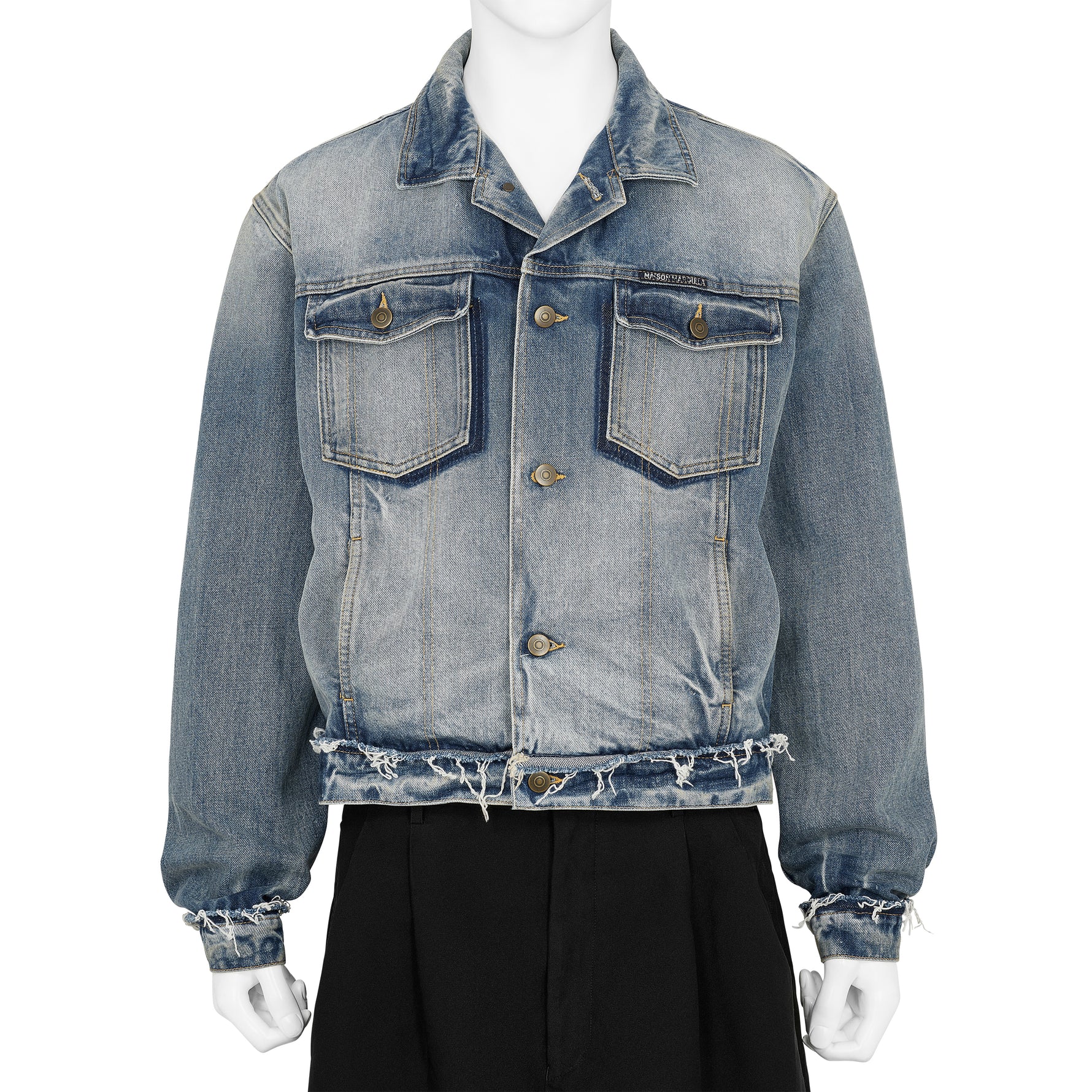 DENIM JACKET USED BLUE