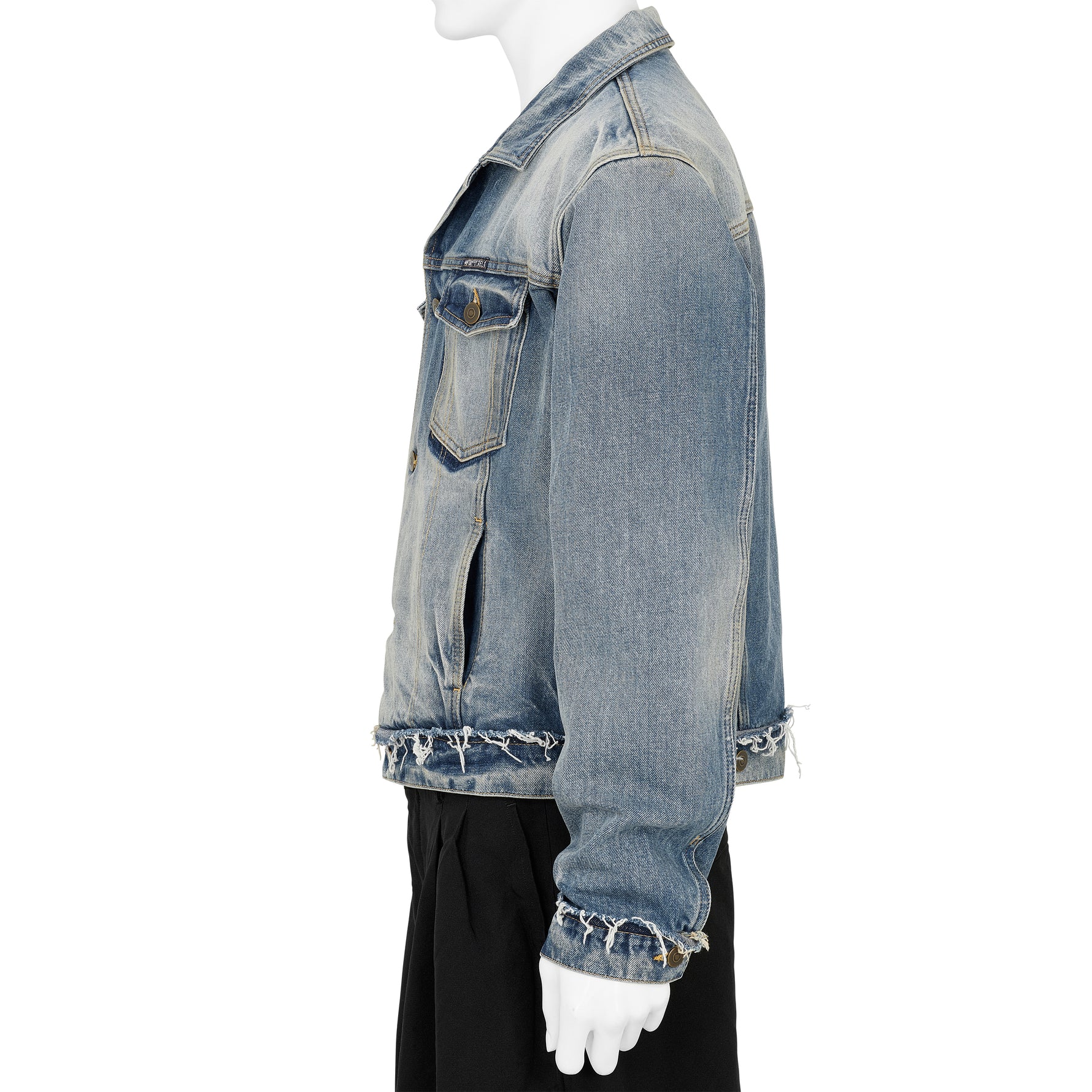 DENIM JACKET USED BLUE