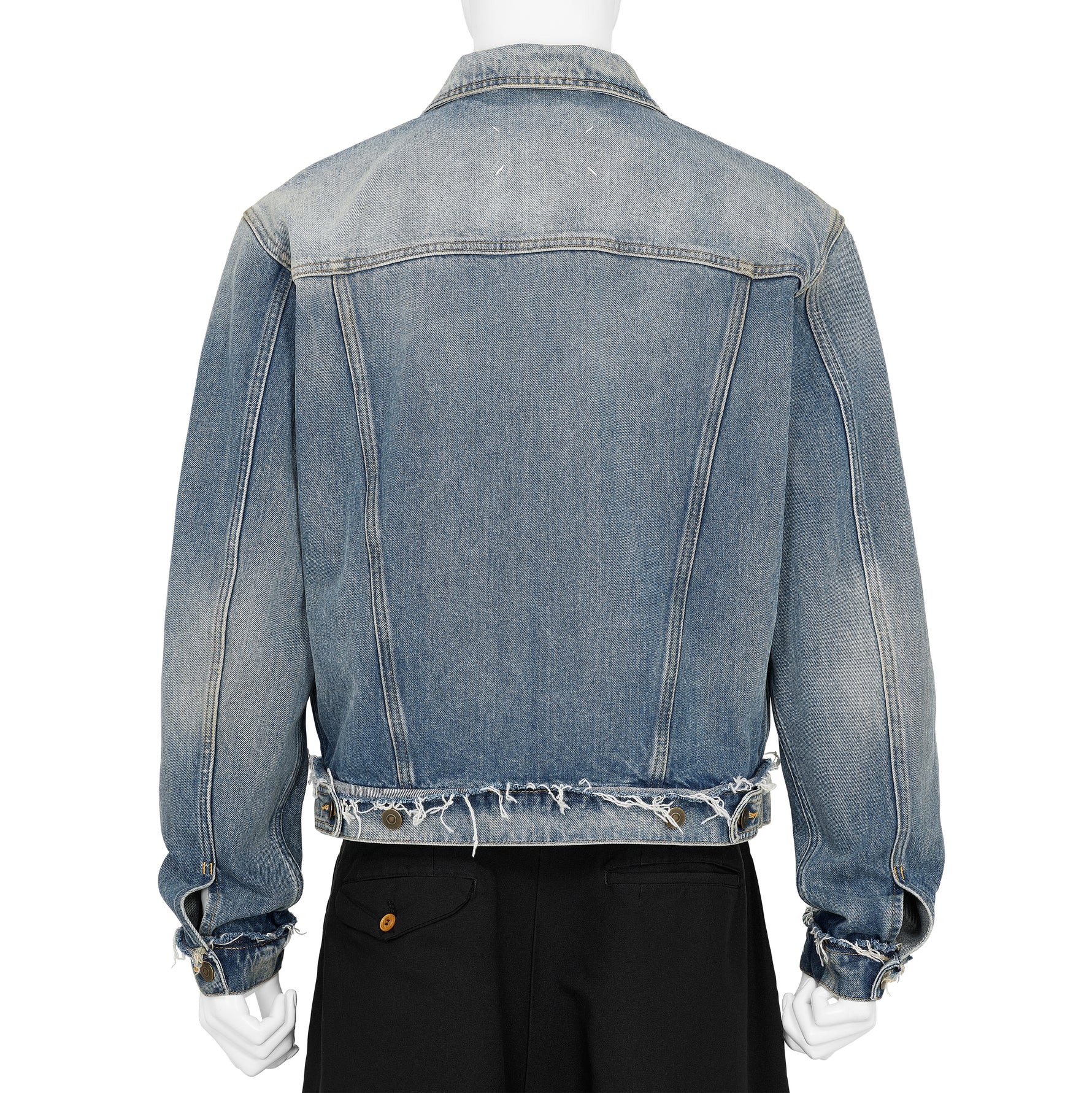 DENIM JACKET USED BLUE
