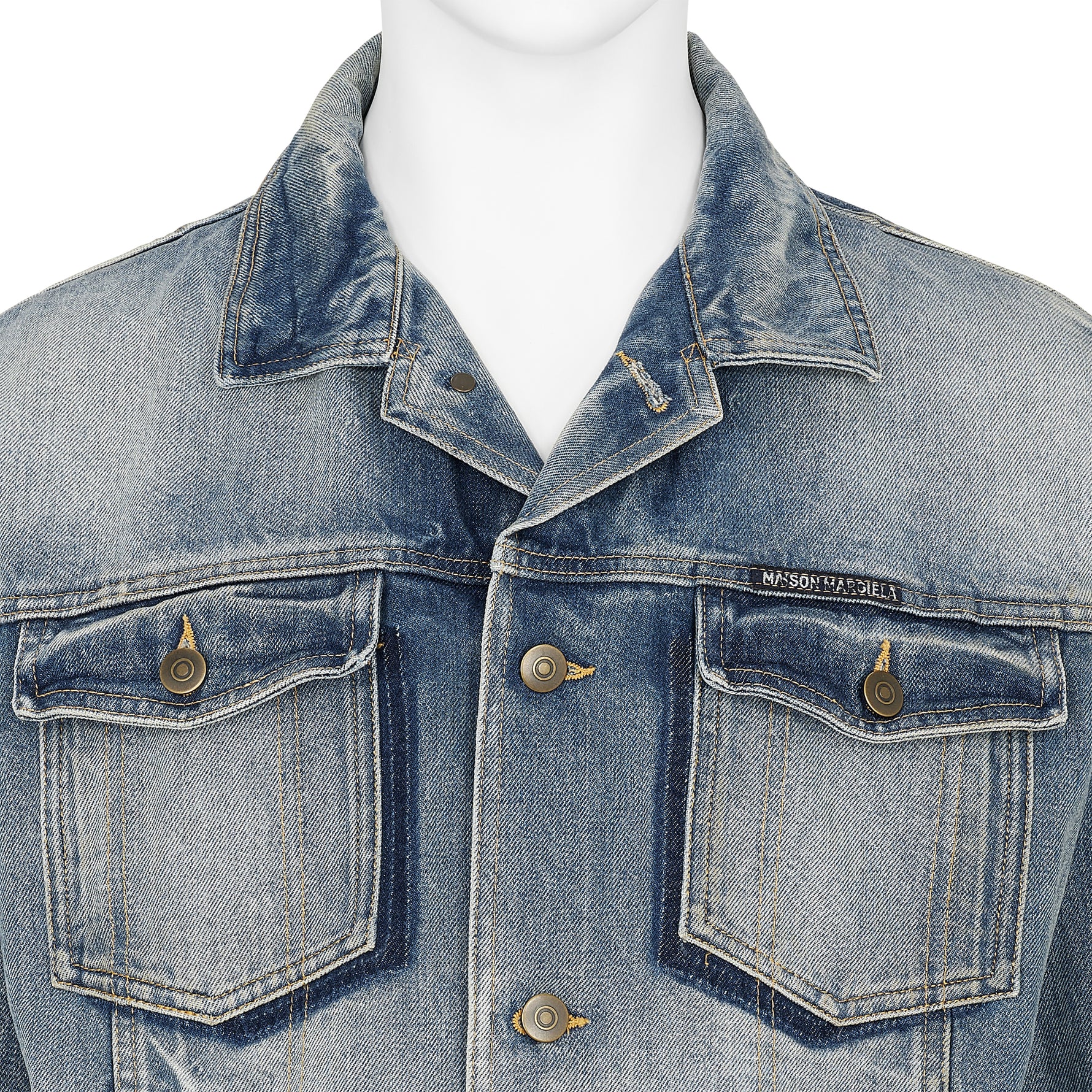 DENIM JACKET USED BLUE