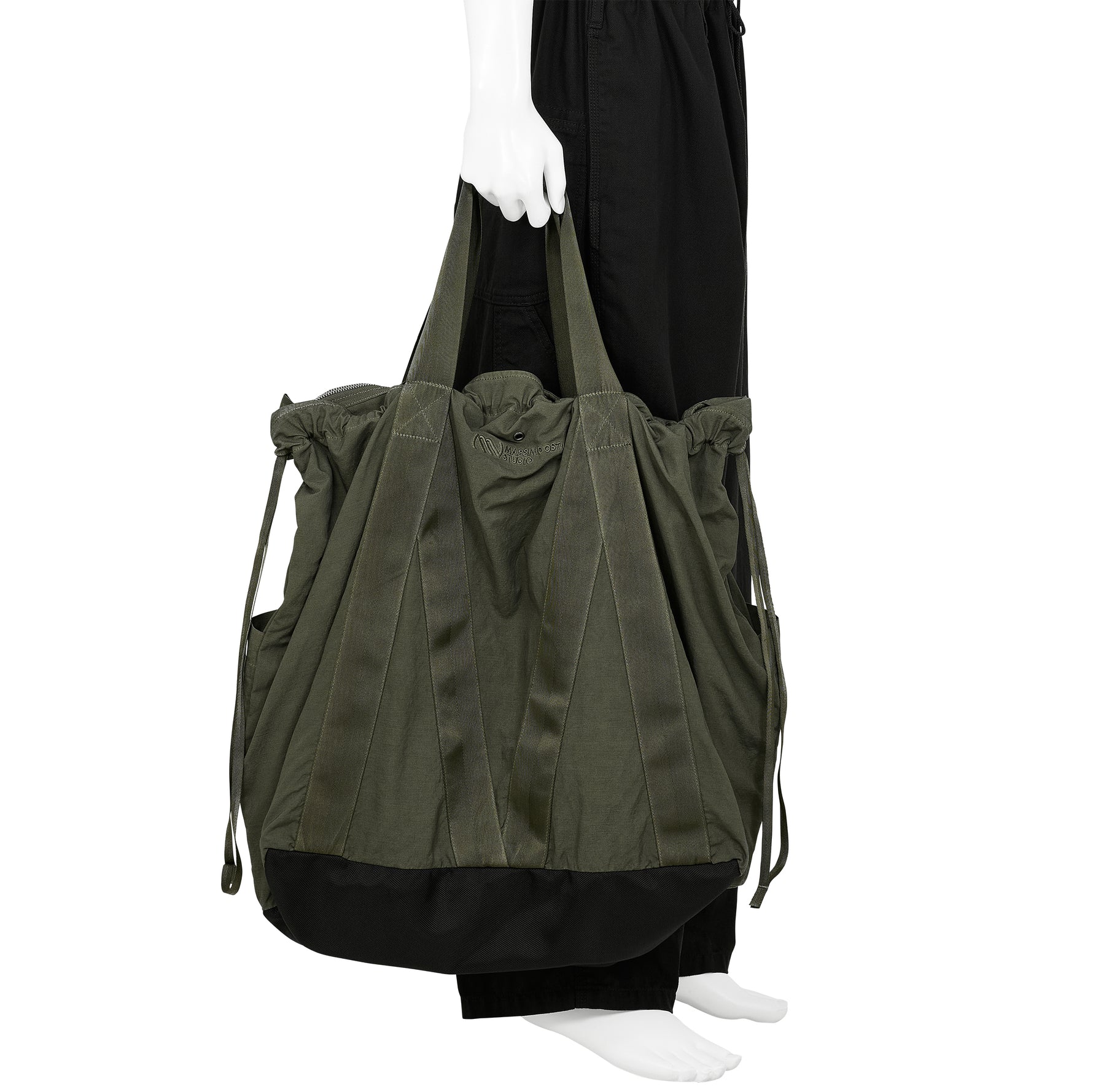 GARMENT DYED TOTE BAG OLIVE