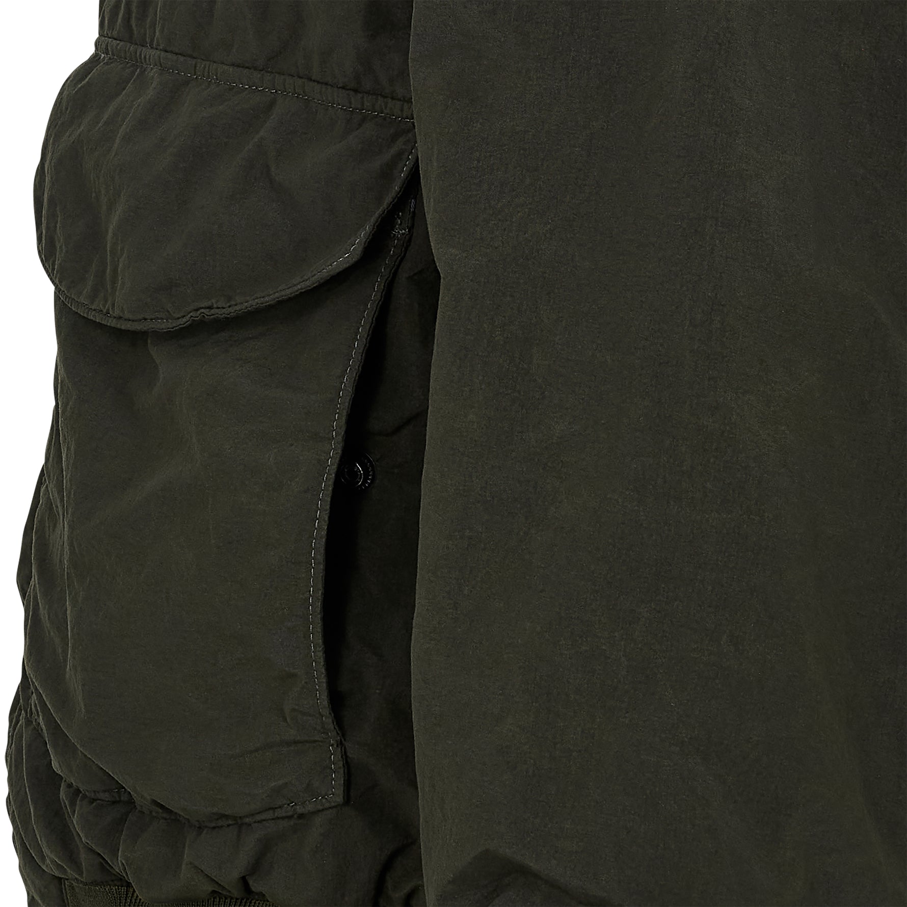 GARMENT DYED HARRINGTON JACKET DARK GREEN