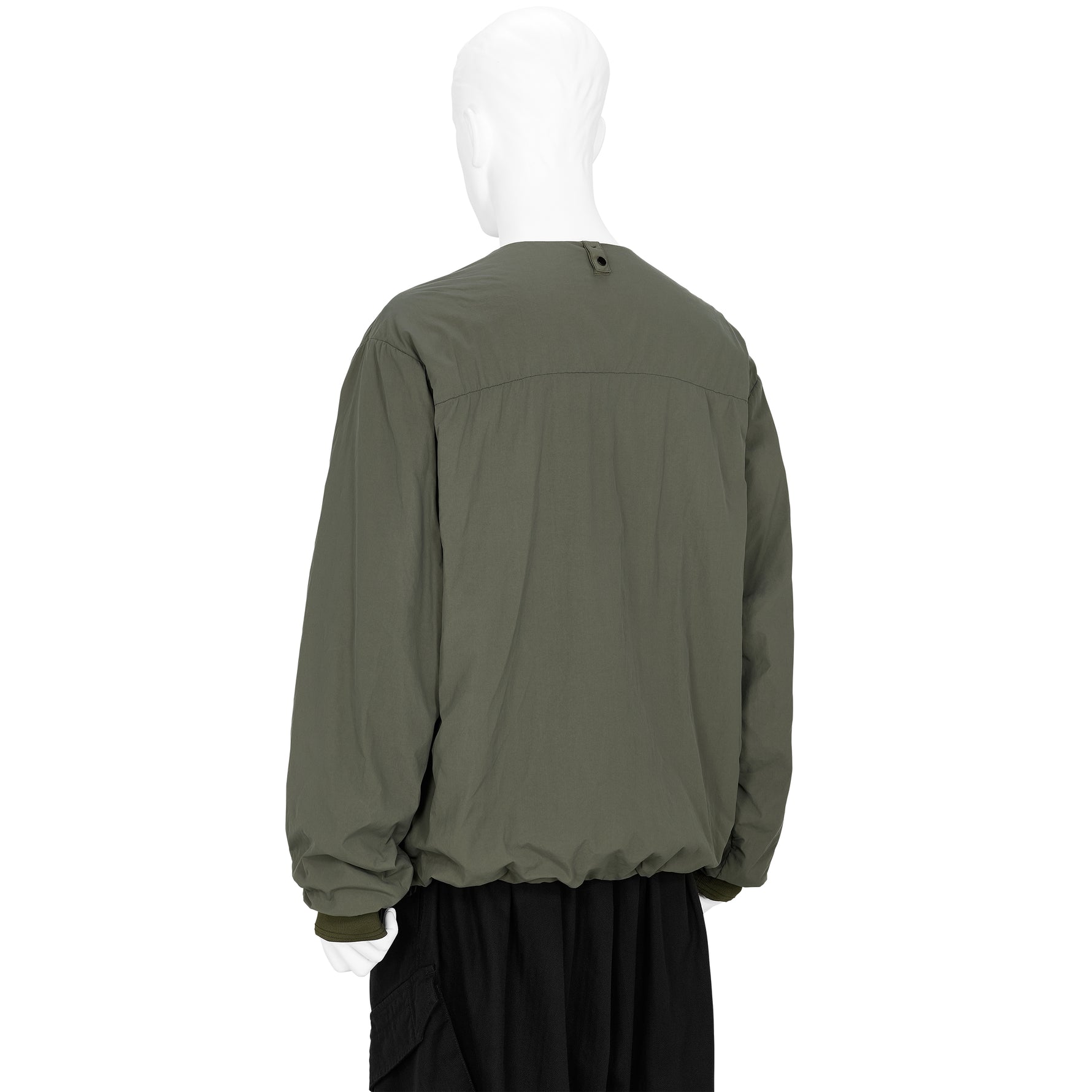 GARMENT DYED LIGHT LINER JACKET SAGE GREEN