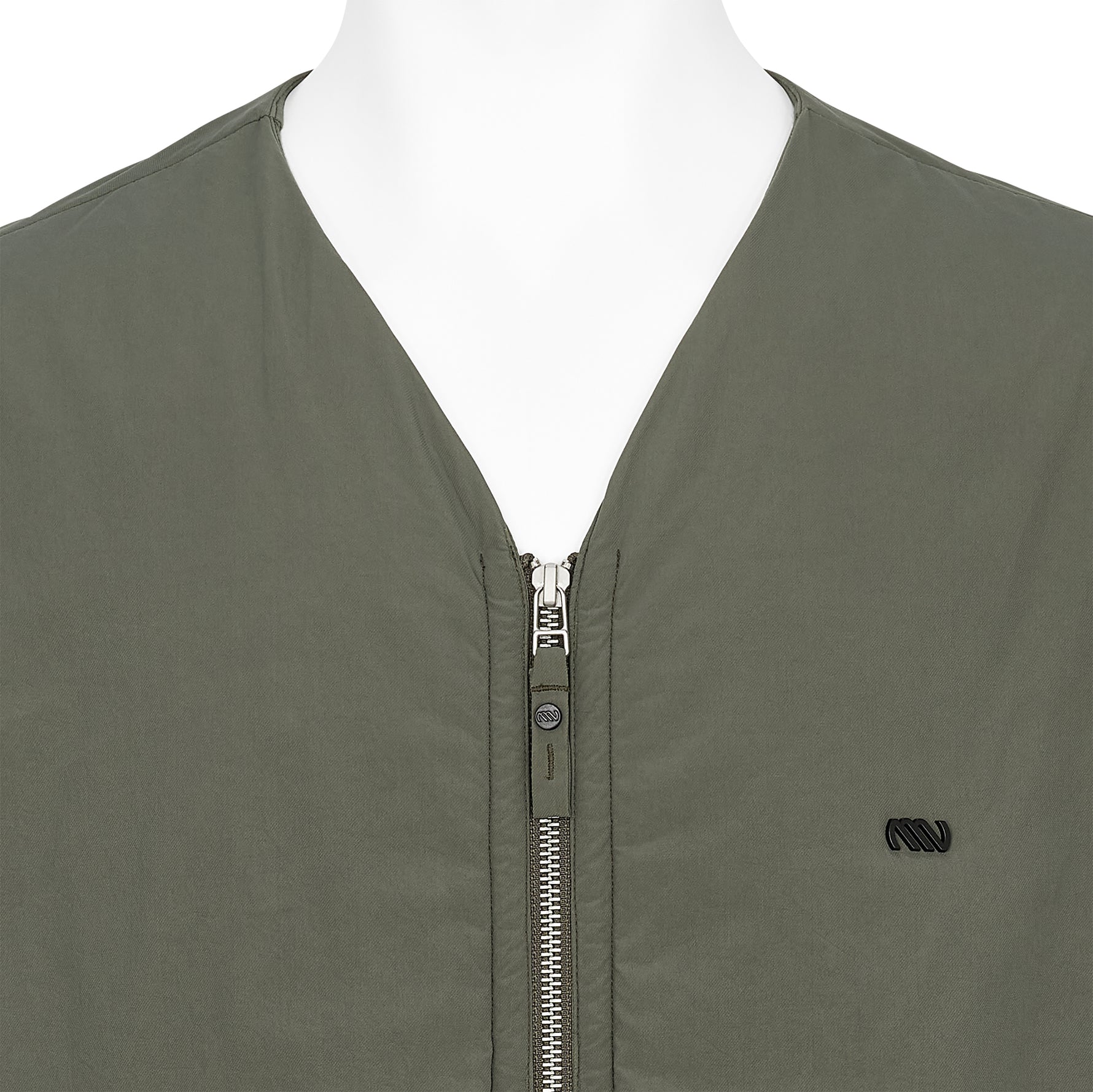 GARMENT DYED LIGHT LINER JACKET SAGE GREEN