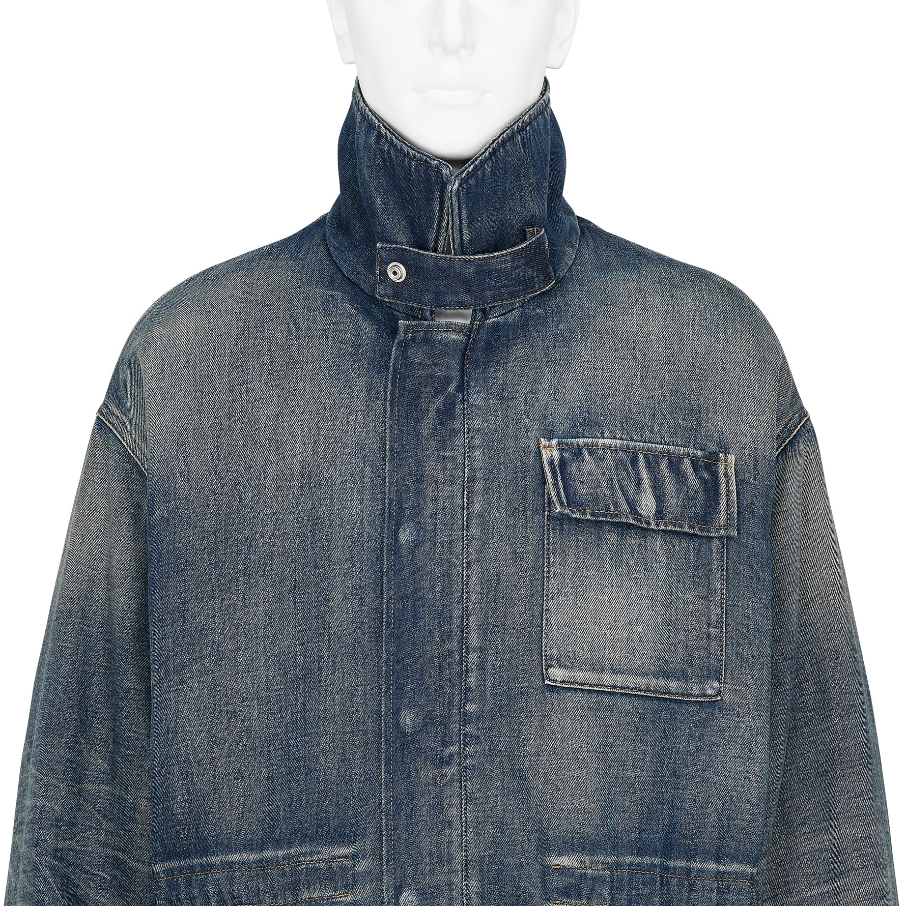 DENIM WORK COAT INDIGO