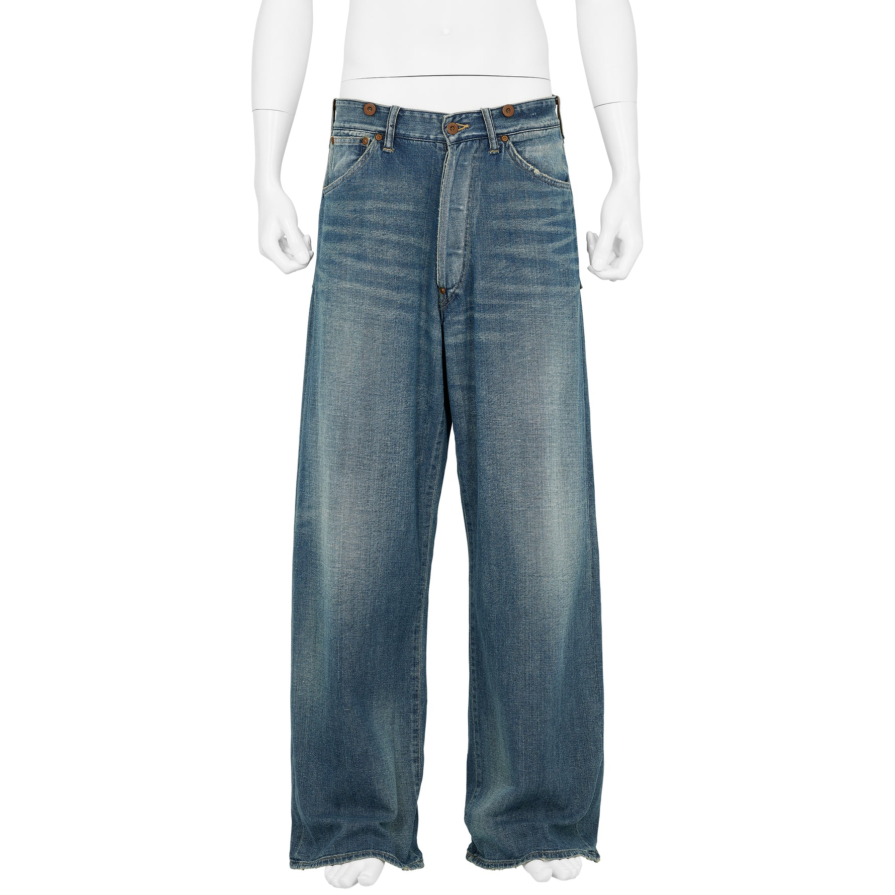 1920'S DENIM PANTS USED INDIGO