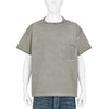 TEE SHIRT CHARCOAL DYED GRAY