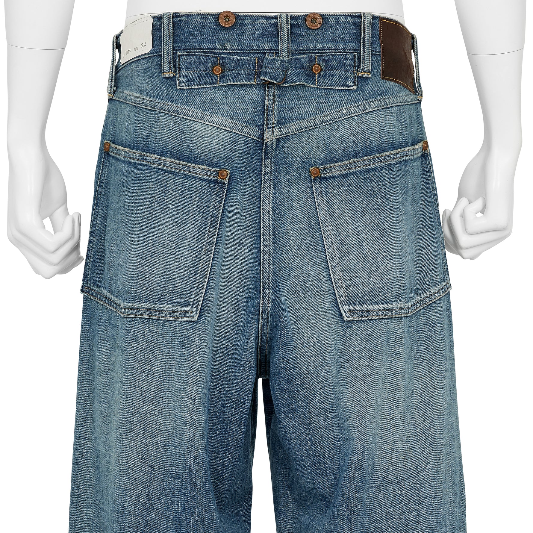 1920'S DENIM PANTS USED INDIGO