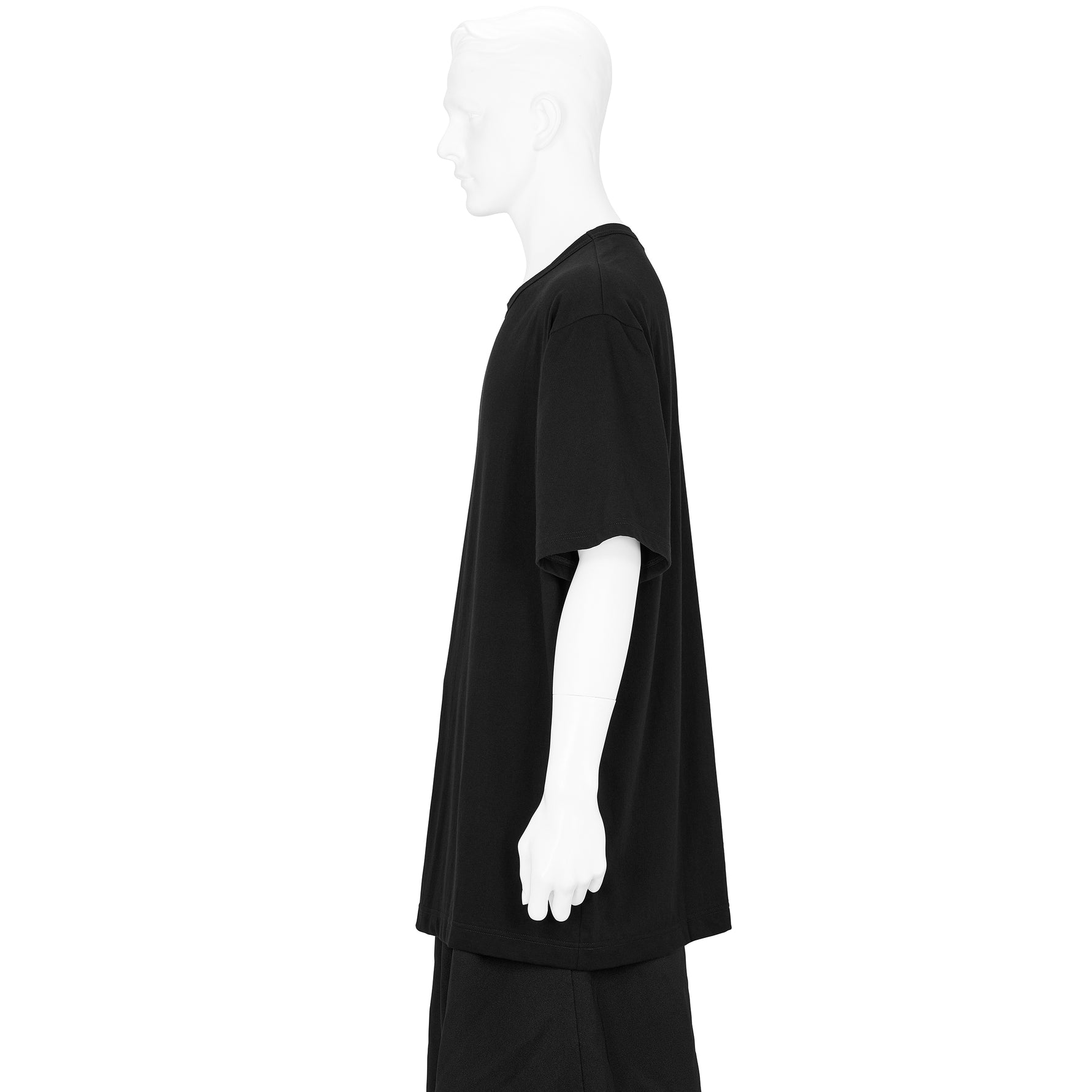 ULTIMA JERSEY ROUND NECK SHORT SLEEVE TEE SHIRT BLACK