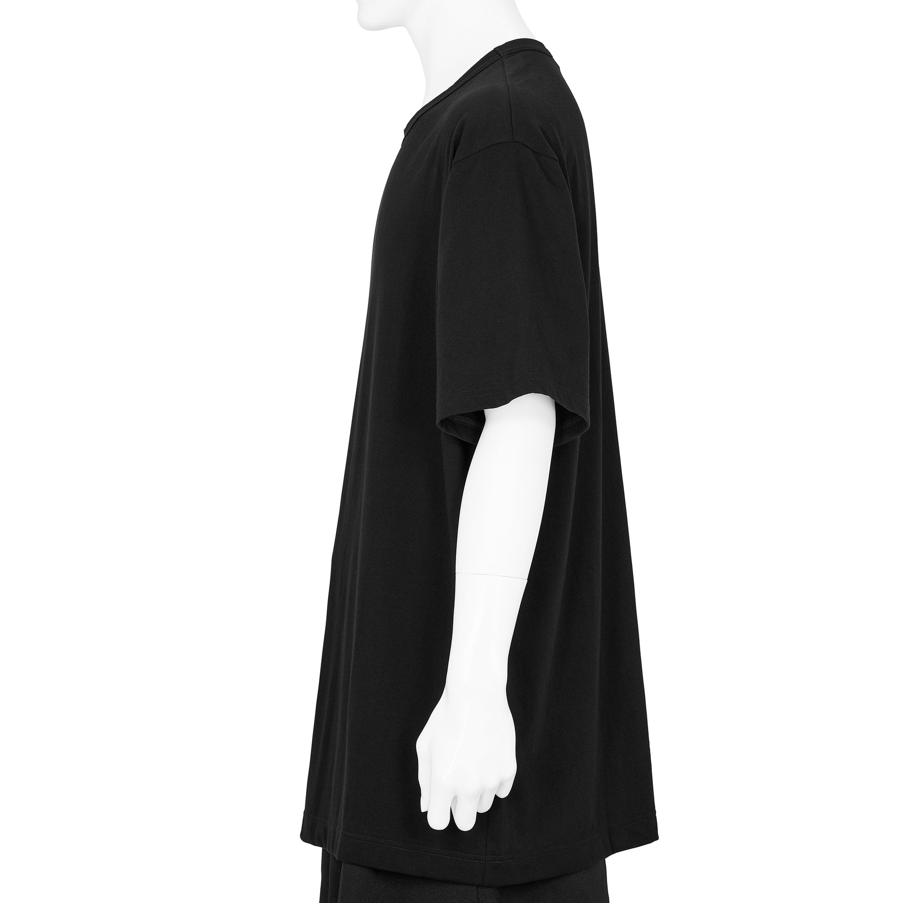 ULTIMA JERSEY ROUND NECK SHORT SLEEVE TEE SHIRT BLACK