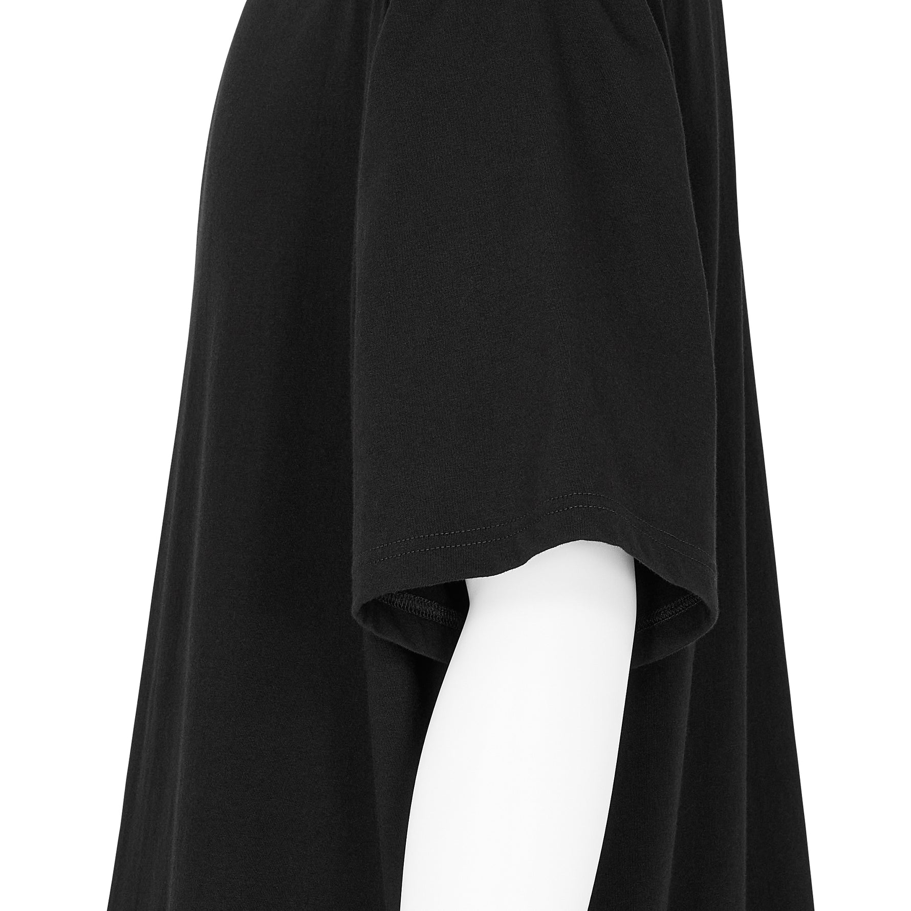 ULTIMA JERSEY ROUND NECK SHORT SLEEVE TEE SHIRT BLACK