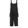 HERRINGBONE WORK OVERALLS BLACK