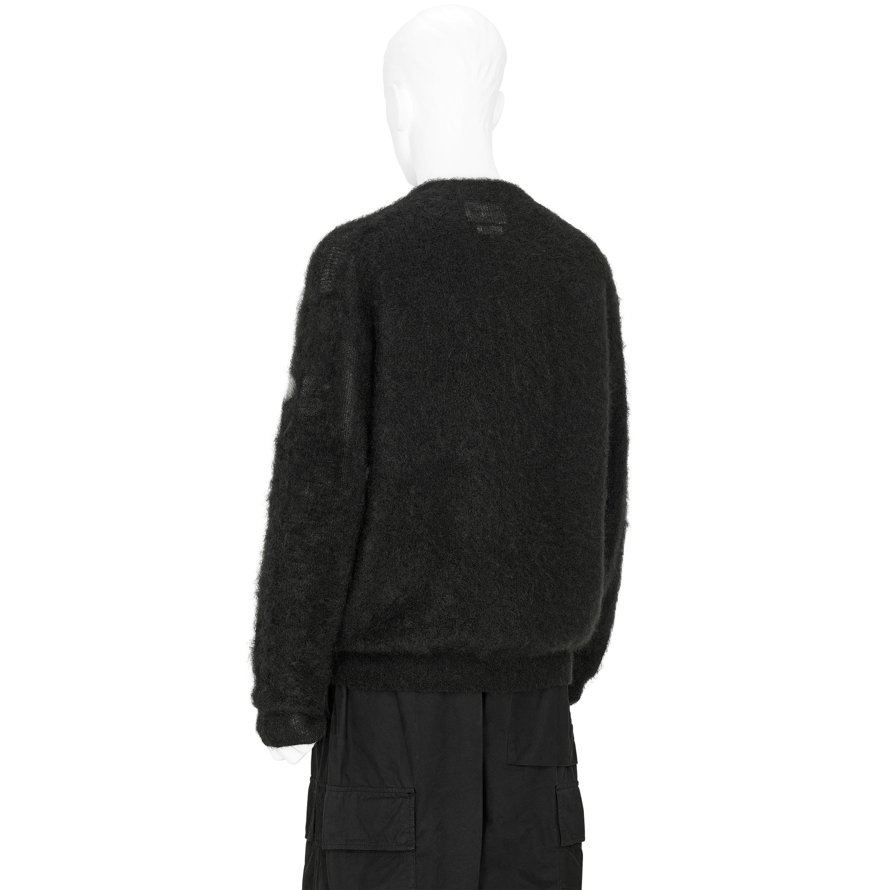 PHOTOGRAM INTARSIA KNIT BLACK