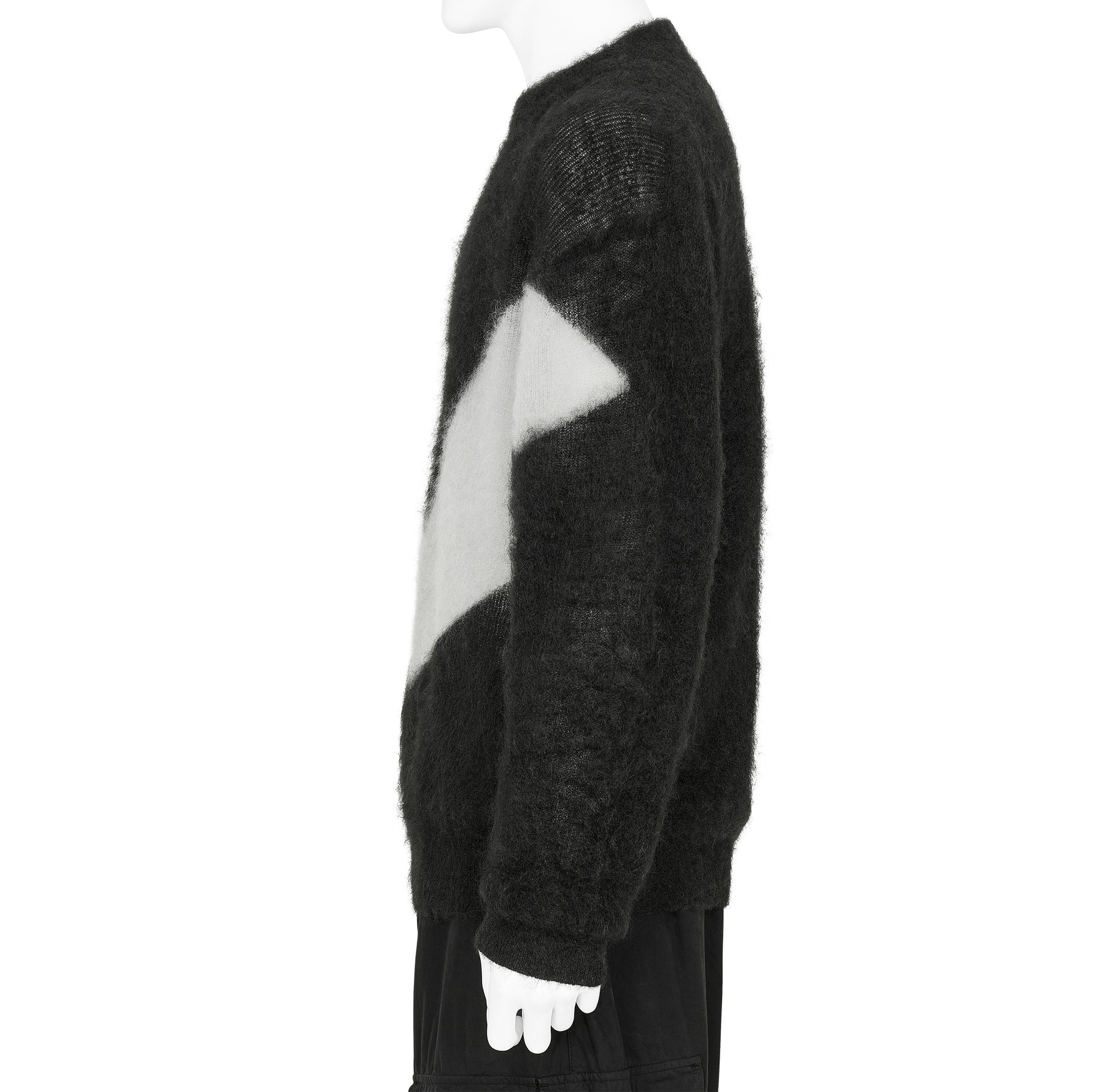 PHOTOGRAM INTARSIA KNIT BLACK