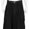 12 TUCK CARGO PANTS BLACK