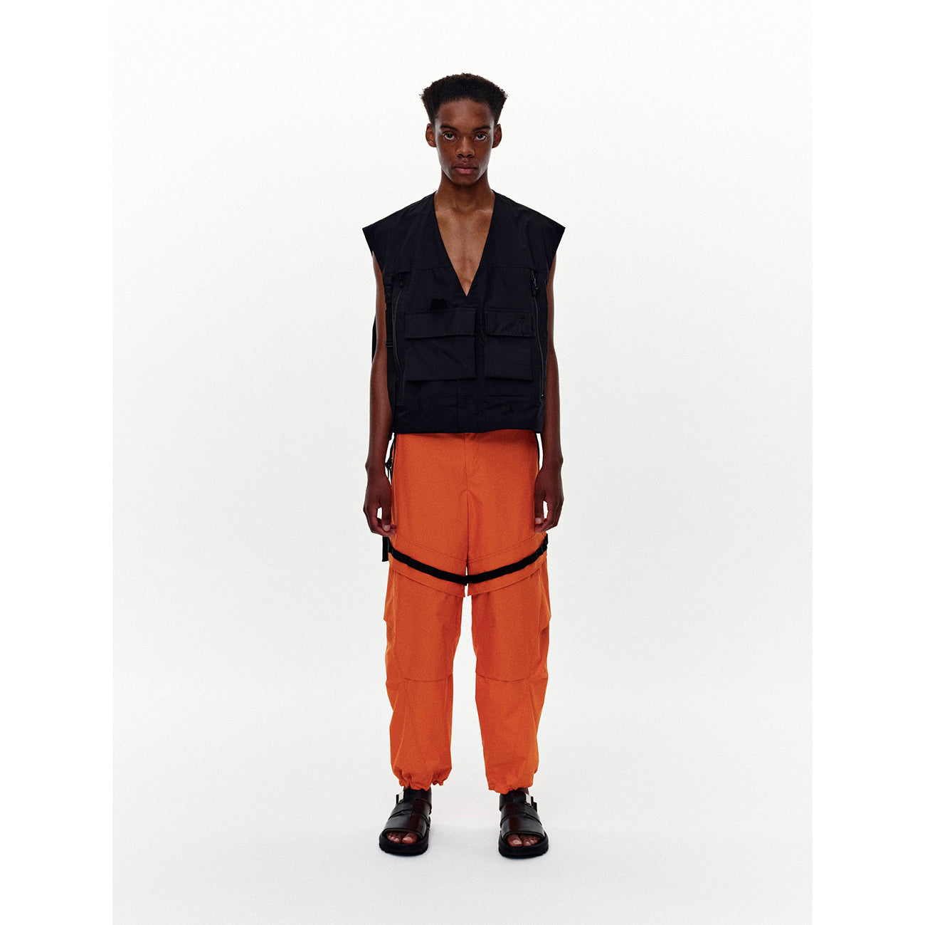 GORE-TEX VEST BLACK - D-VEC×ALMOSTBLACK(ディーベック×オール