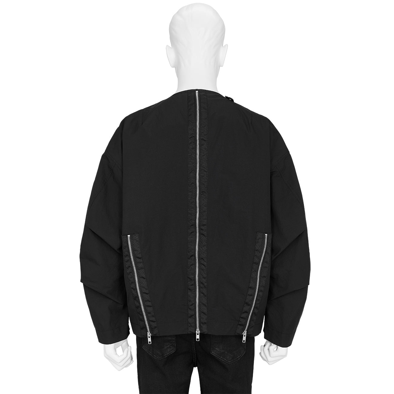 訳あり BLOUSON ZIP BLACK TOPS - ALMOSTBLACK(オールモストブラック) - ジャケット・アウター
