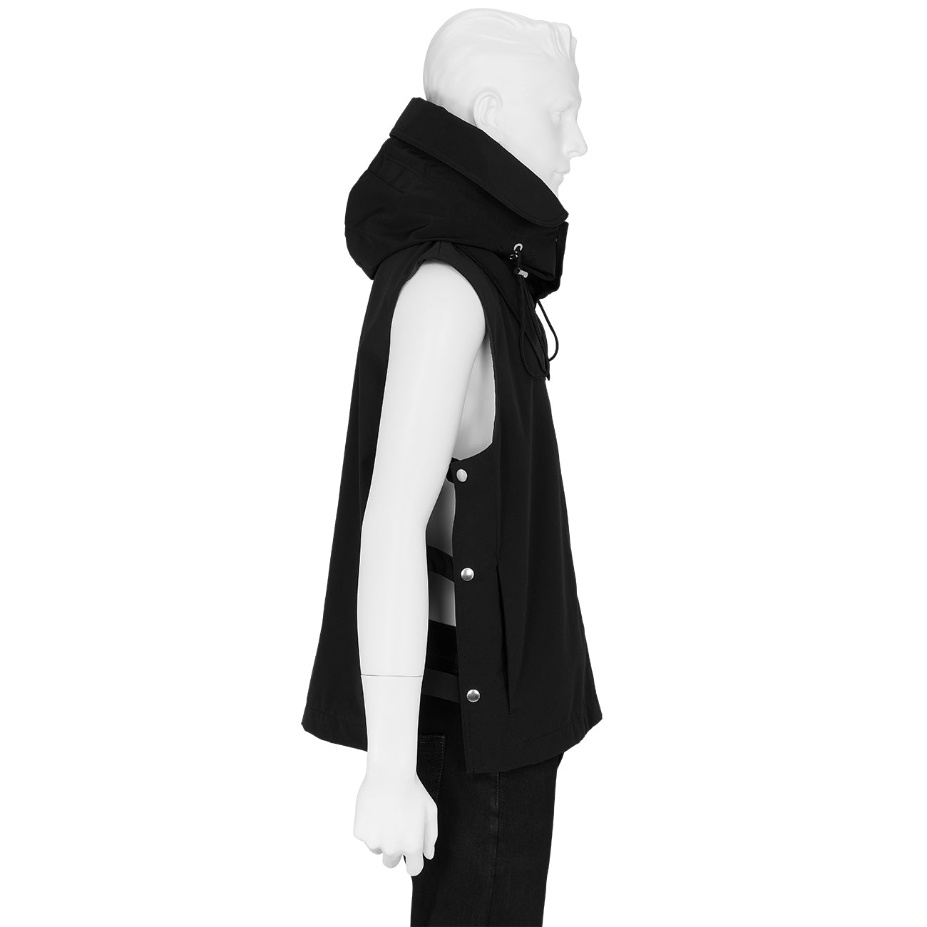 23SS HOOD VEST BLACK