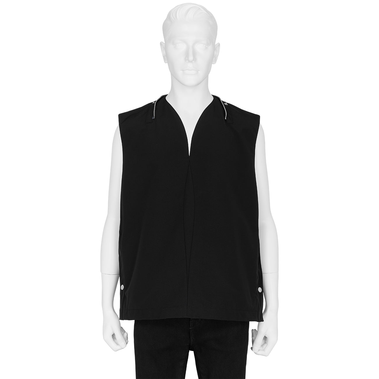 HOOD VEST BLACK