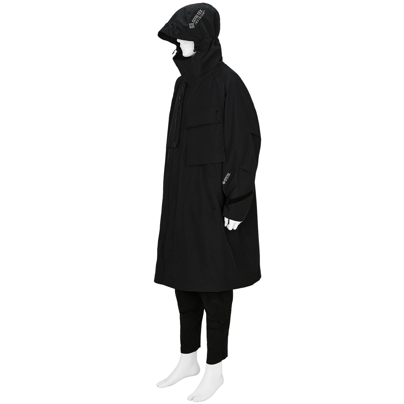 GORE-TEX INFINIUM HOODIE COAT BLACK