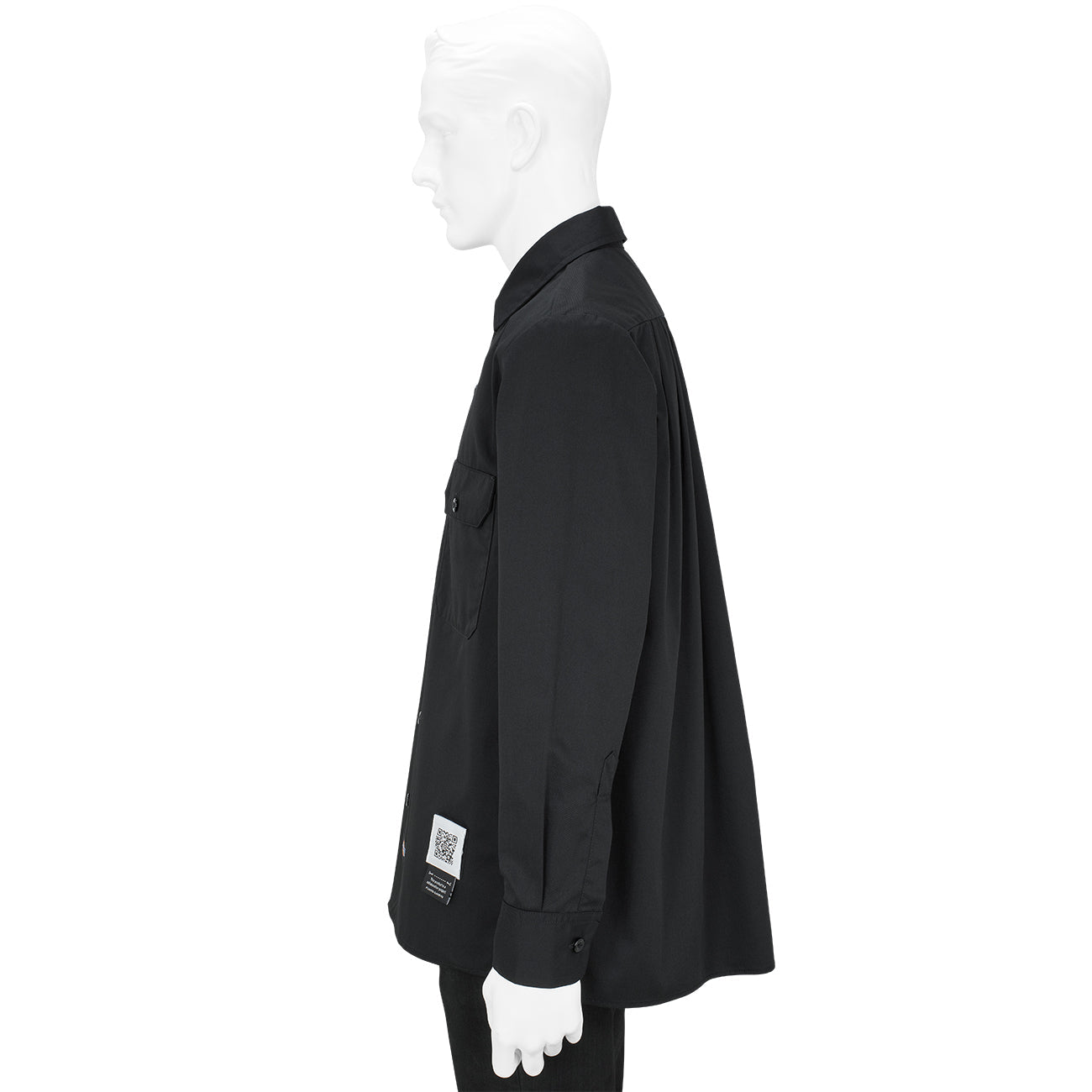DICKIES COLLABORATION PLEATED WORK SHIRT BLACK
