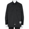 DICKIES COLLABORATION PLEATED WORK SHIRT BLACK