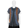 TRANSFER PRINT TEE SHIRT NAVY