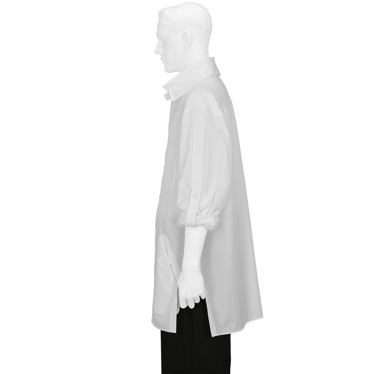 TRIPLE COLLAR SHIRT WHITE