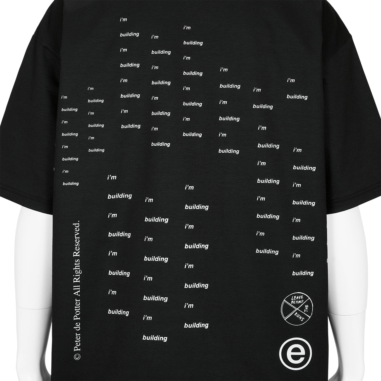 THE PROOF T-SHIRT [ Peter De Potter ] BLACK - UMBRO×ELIMINATOR