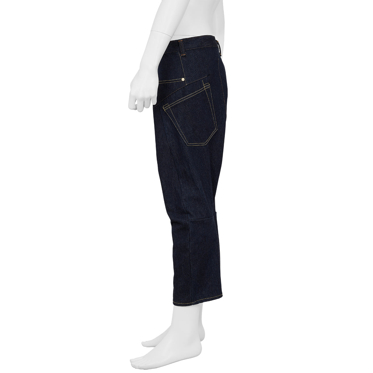 好評 3D CUT SARROUEL DENIM INDIGO - FUMITO GANRYU(フミト パンツ