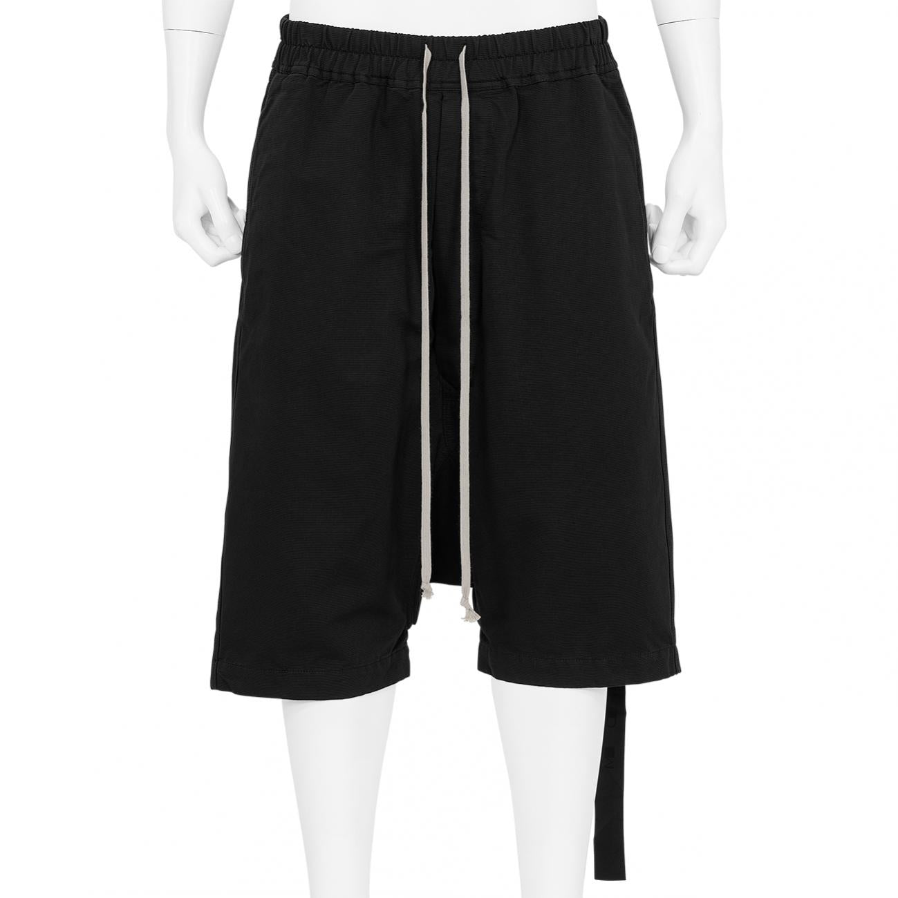 DRAWSTRINGS PODS SHORTS [GROSGRAIN WEAVE] BLACK