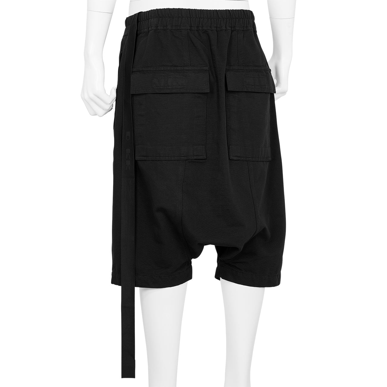 DRAWSTRINGS PODS SHORTS [GROSGRAIN WEAVE] BLACK