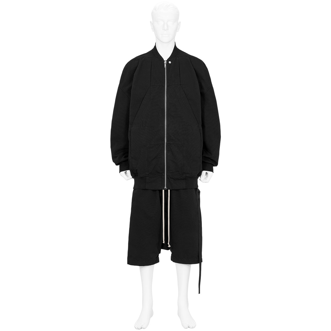 DRAWSTRINGS PODS SHORTS [GROSGRAIN WEAVE] BLACK