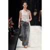 ASYMMETRY DENIM WASH BLACK