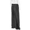 ASYMMETRY DENIM WASH BLACK