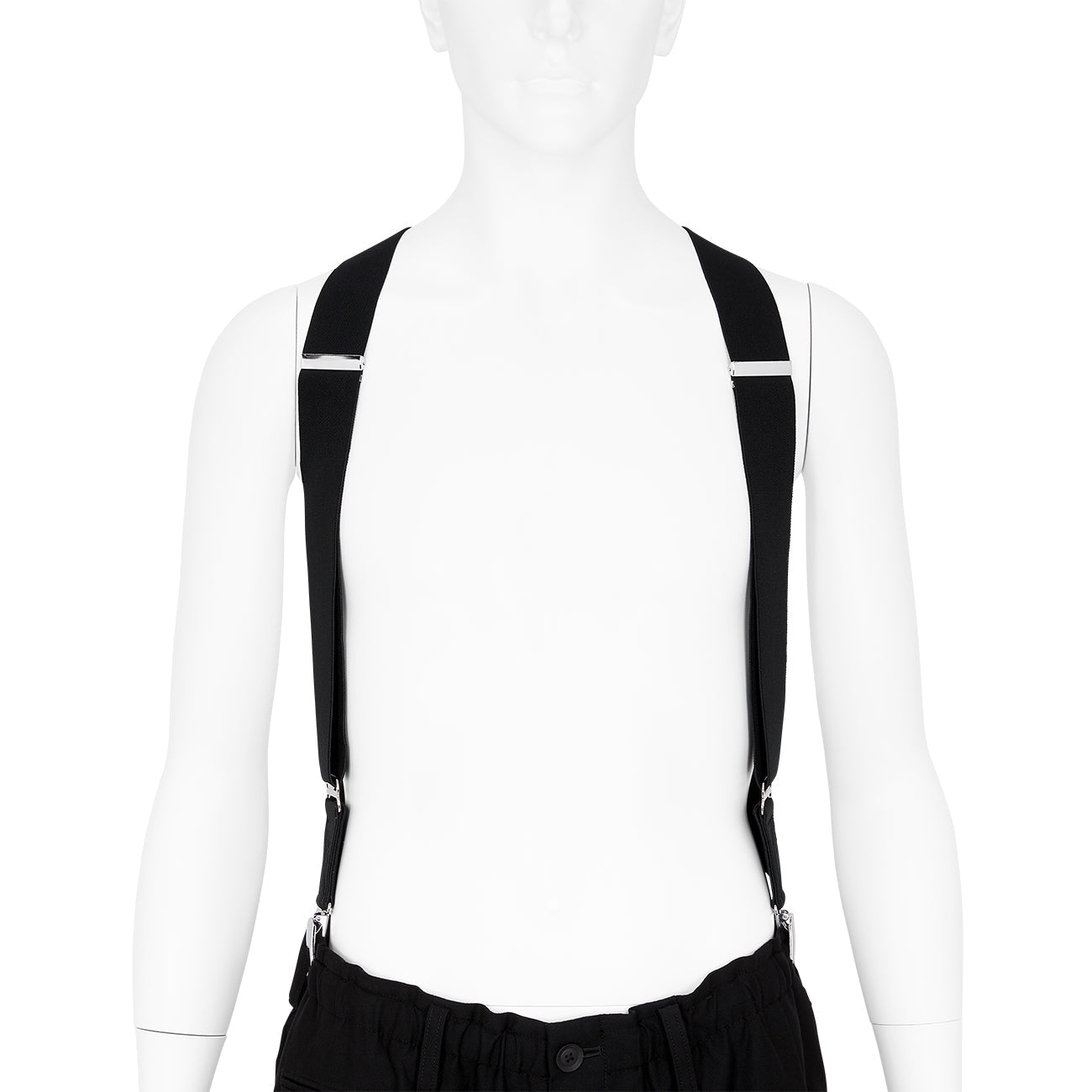 X SUSPENDER BLACK - Yohji Yamamoto POUR HOMME(ヨウジ