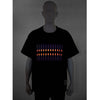 PHOSPHORESCENCE T-SHIRT BLACK×PURPLE