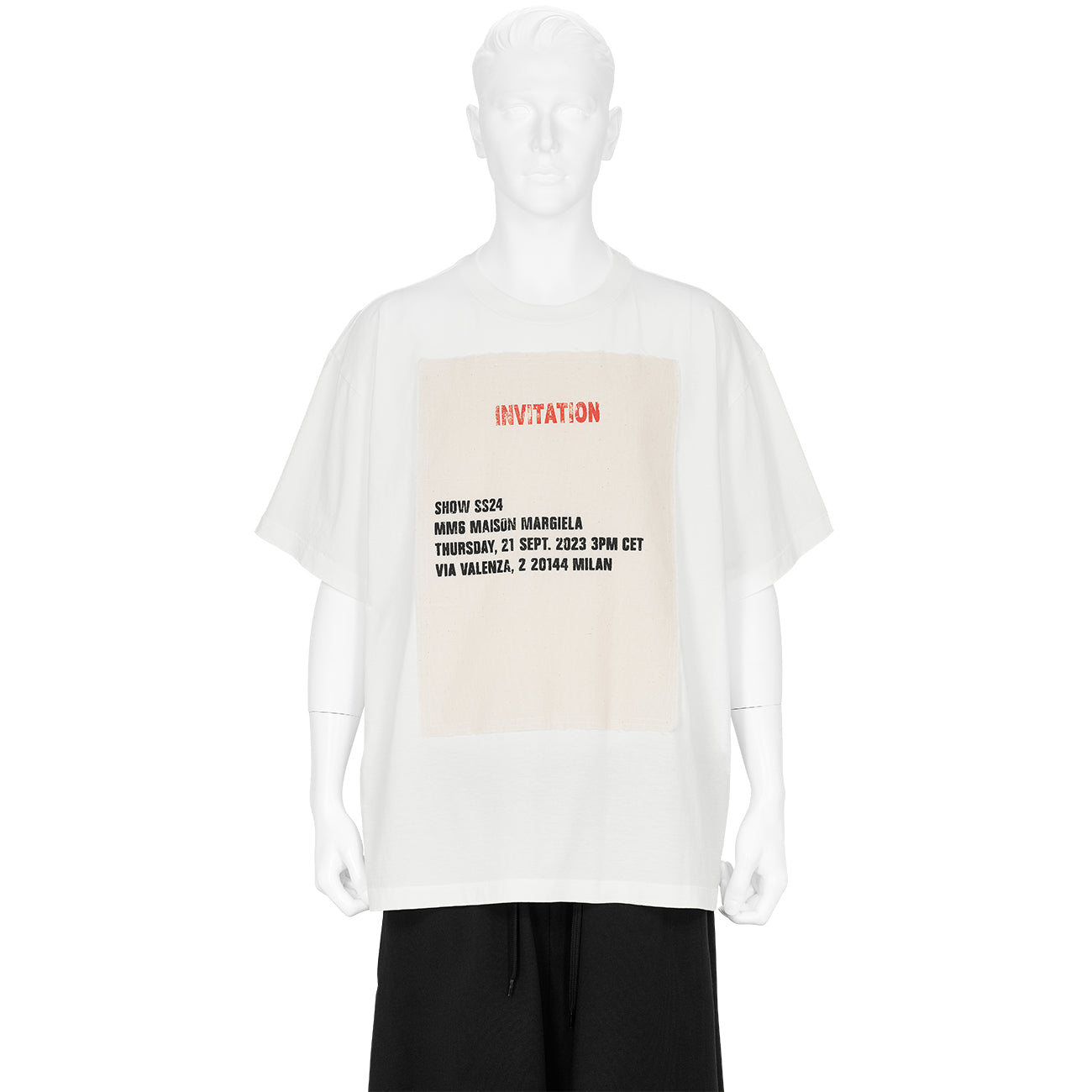 INVITATION TEE WHITE