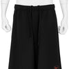 SWEAT LONG SHORTS BLACK