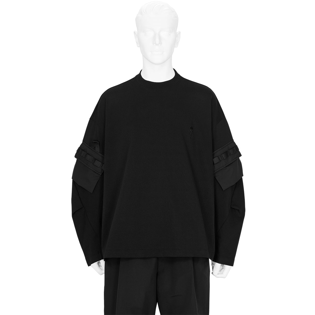 GORE-TEX POCKET L/S TEE BLACK