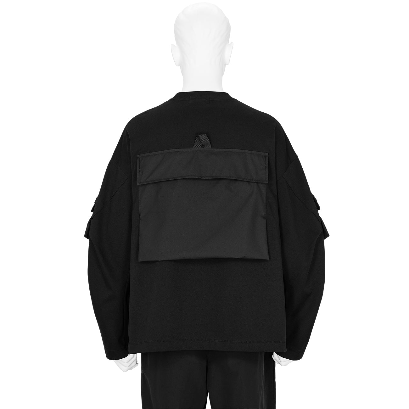 GORE-TEX POCKET L/S TEE BLACK