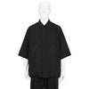 WIDE SHIRT JACKET BLACK