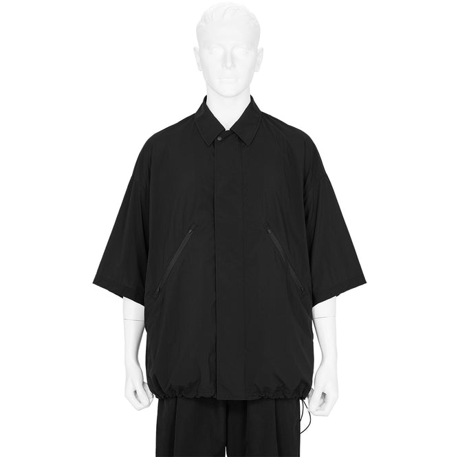 WIDE SHIRT JACKET BLACK