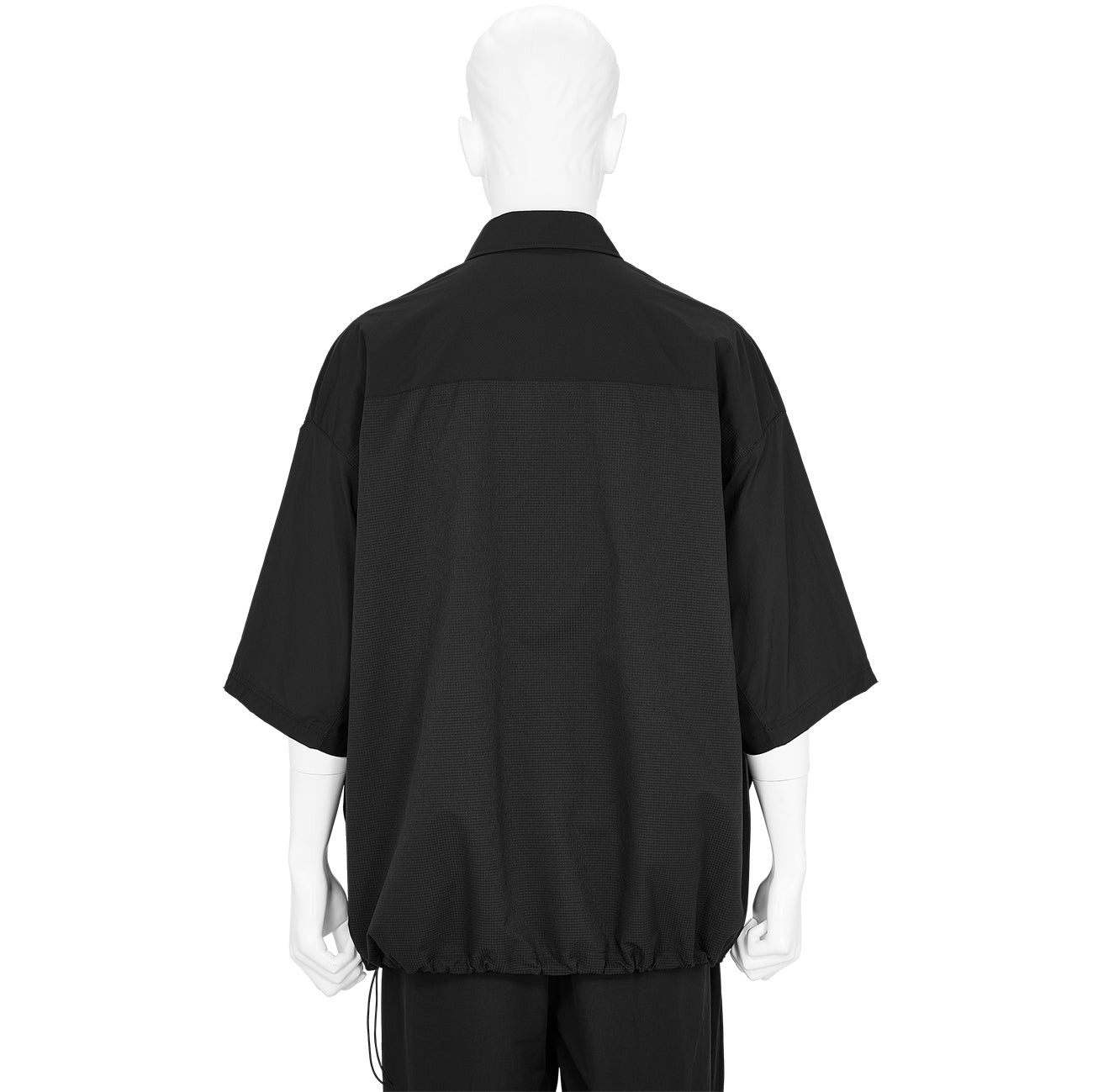 WIDE SHIRT JACKET BLACK