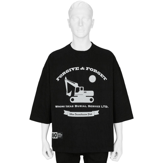 BRICK T-SHIRT [ FORGIVE&FORGET ] BLACK
