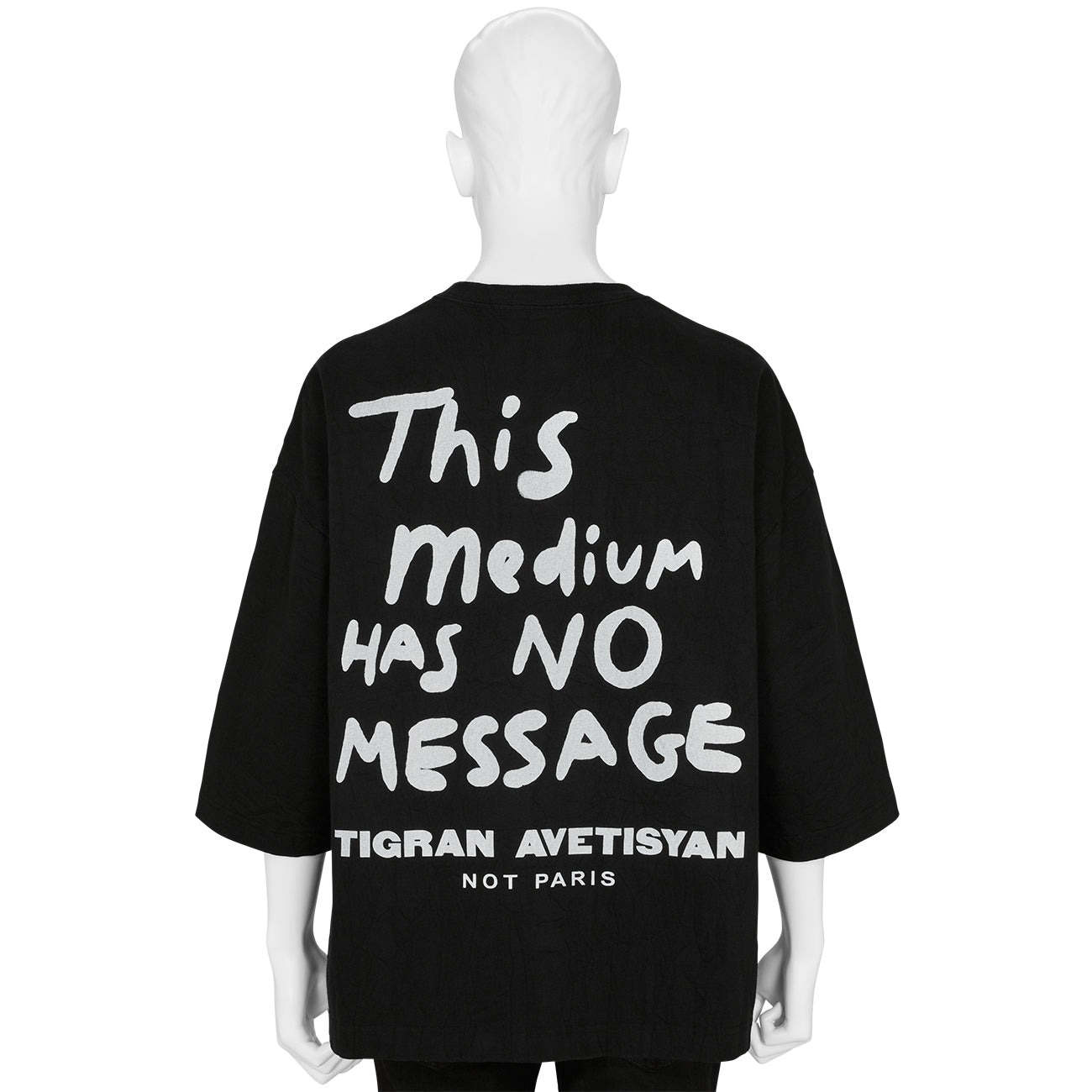 BRICK T-SHIRT [ FORGIVE&FORGET ] BLACK