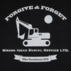 BRICK T-SHIRT [ FORGIVE&FORGET ] BLACK