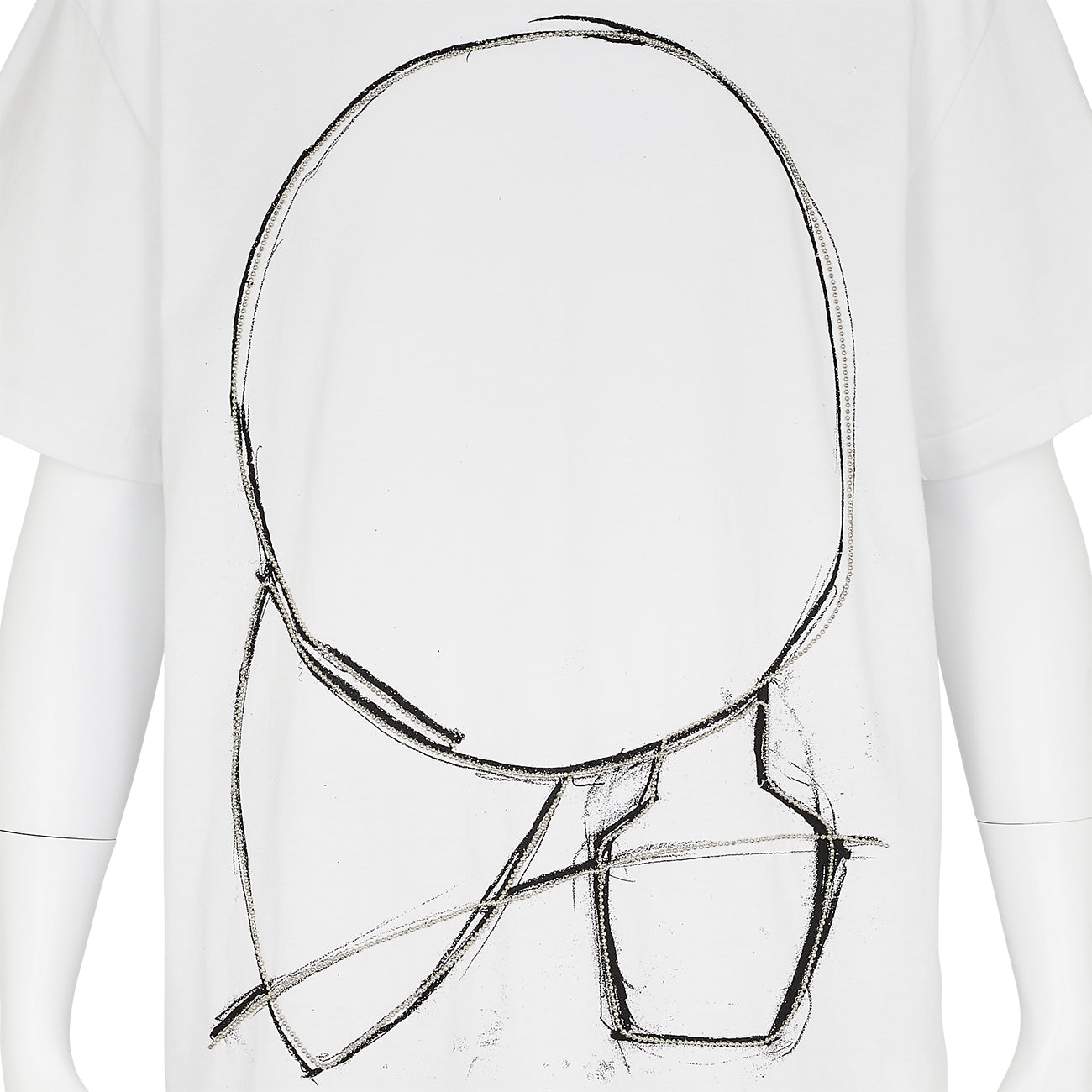 BALL CHAIN T-SHIRT WHITE